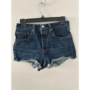 Levis 501 Denim Cut Off Shorts